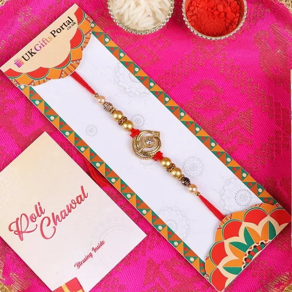 Khanda Rakhi with Puja Thali - For USA