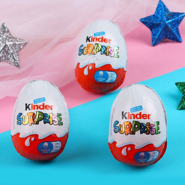 Unicorn Kids Rakhi with 3 Pcs Kinder Joy Eggs & Cashew- For UK