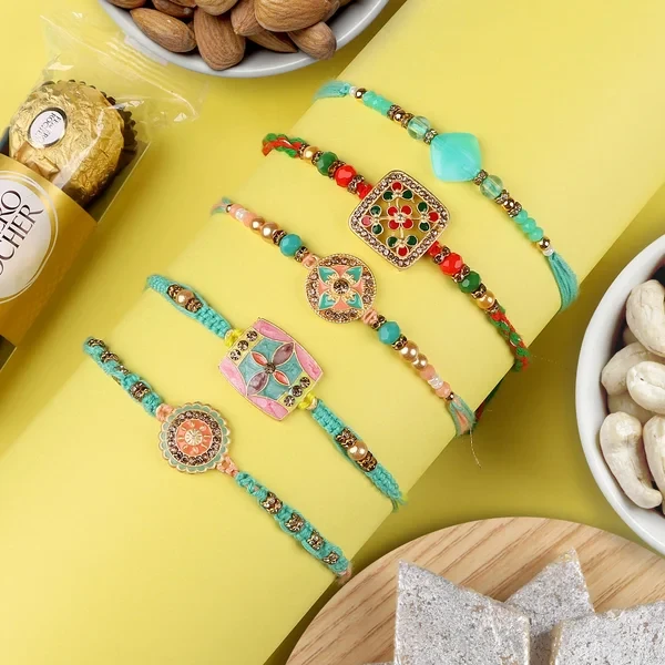 Fascinating 5 Rakhi Gift Combos - For USA