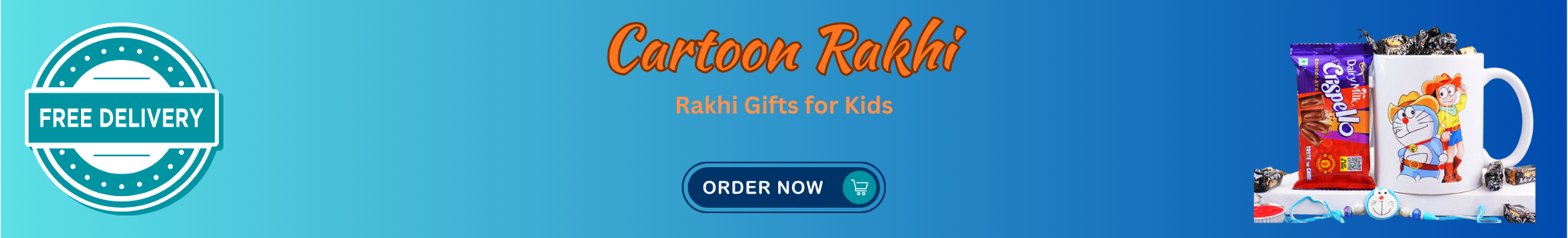 Send Cartton Rakhi to India online