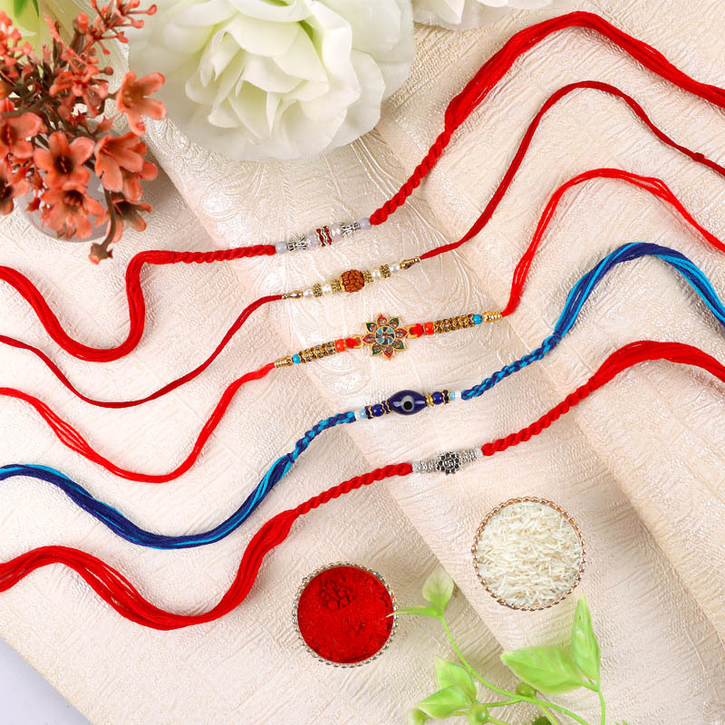 Set of 5 Rakhi to USA