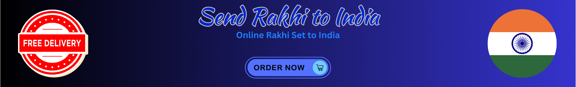 Online Rakhi set to India
