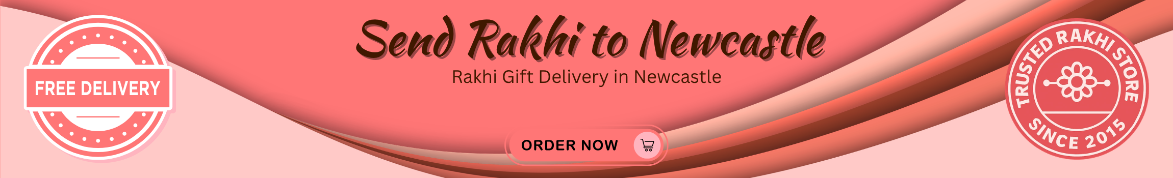 send rakhi to newcastle