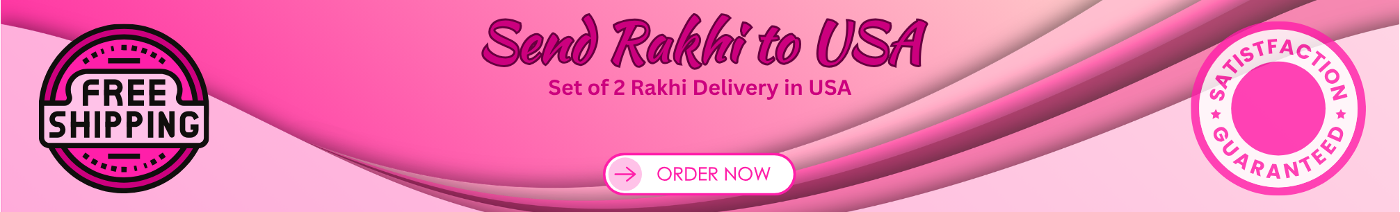 Send set of 2 Rakhi to USA online