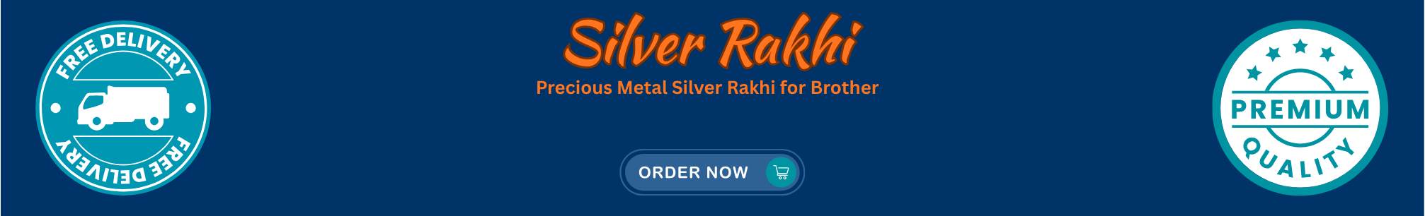 Silver Rakhi to India online