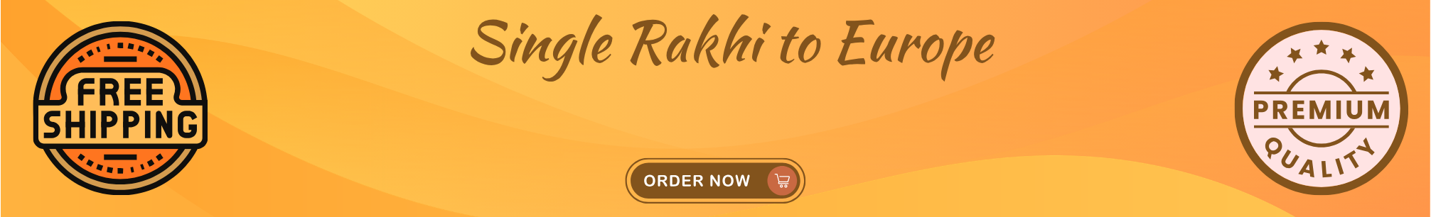 Single Rakhi to europe 