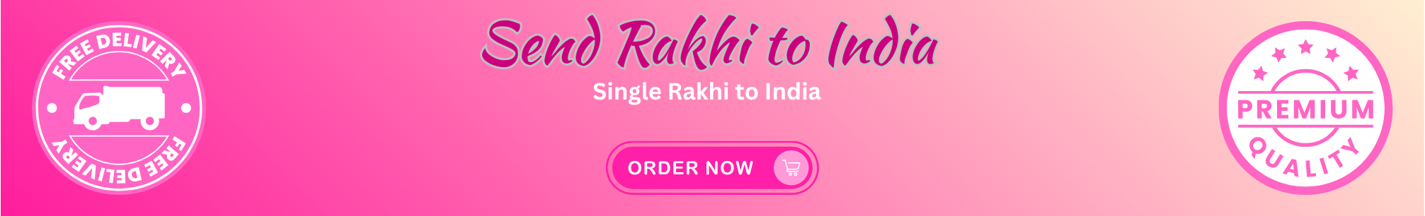 Single Rakhi to India 