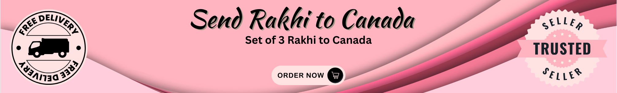 Send Set of 3 Rakhi to Canada
