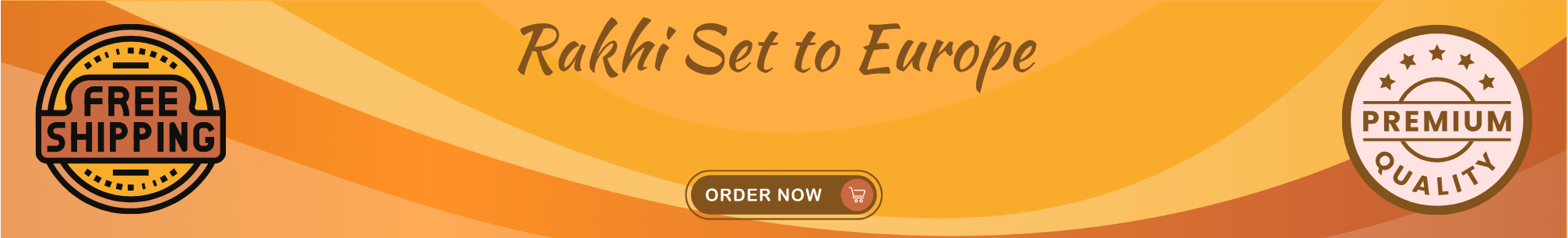 Rakhi Sets to Europe