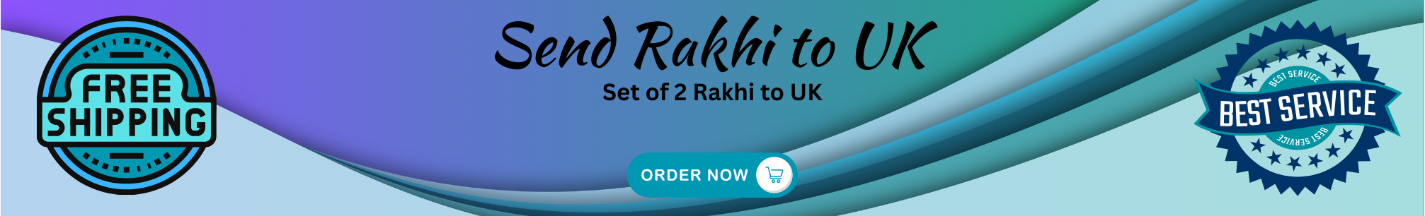 Send Set of 2 Rakhi to UK