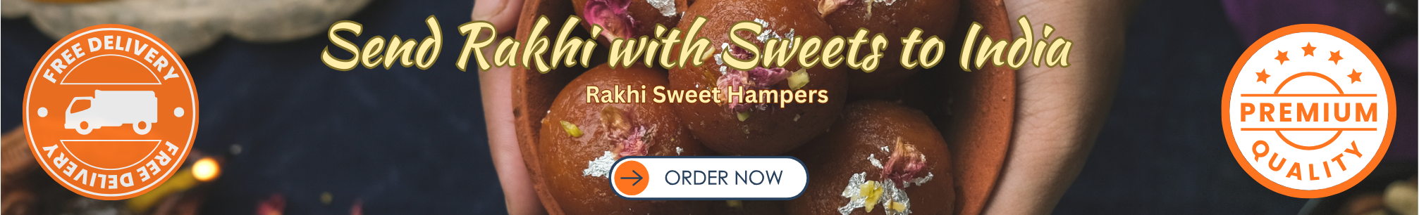Send Rakhi with Sweets to India 