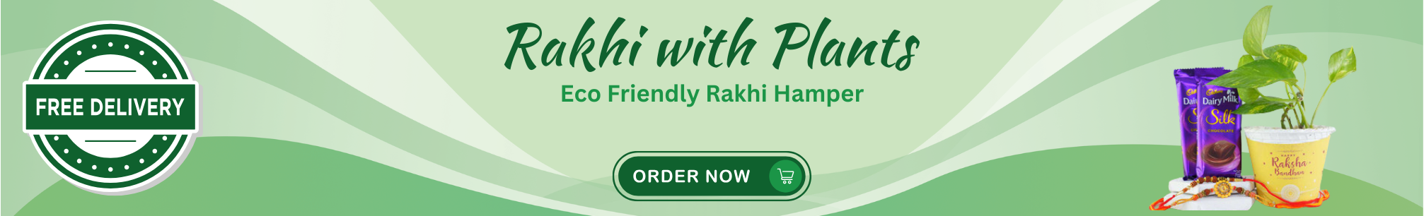 Rakhi with Plants to India