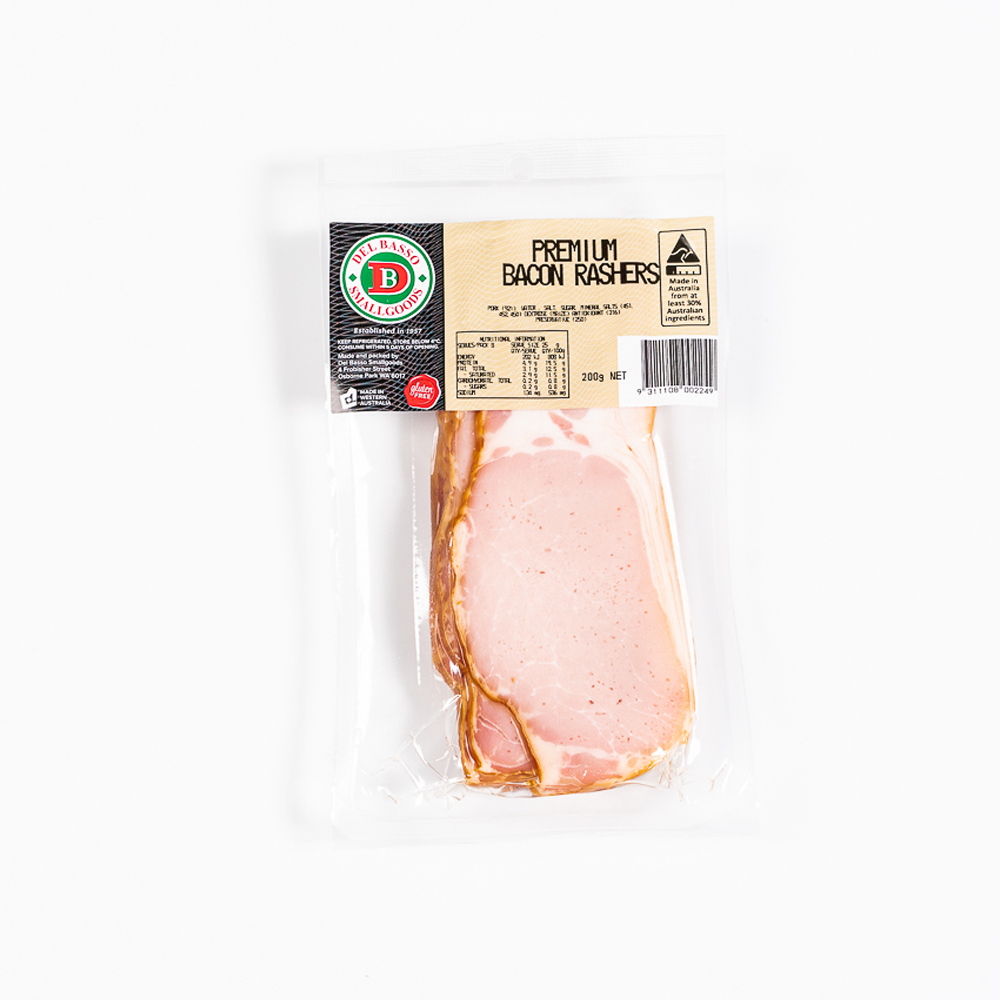 Bacon Rashers 4 Premium Bacon Rashers