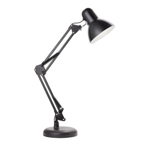 Newhouse Lighting Eos 14 in. Black Desk Lamp