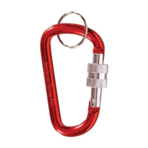 The Hillman Group 711086 Carabiner Key Clip with Strap , Assorted colors  (Color may vary)