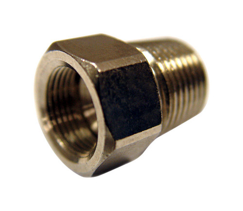 JMF - 4503827 - 3/8 in. Male Compression x 7/16 in. Dia. Female Compression Brass Adapter