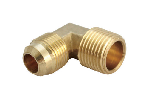 JMF - 4506176 - 5/8 in. Flare x 3/4 in. Dia. MPT Brass 90 Degree Elbow