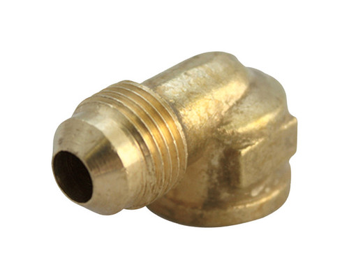 JMF - 4506226 - 3/8 in. Flare x 1/4 in. Dia. FPT Brass 90 Degree Elbow