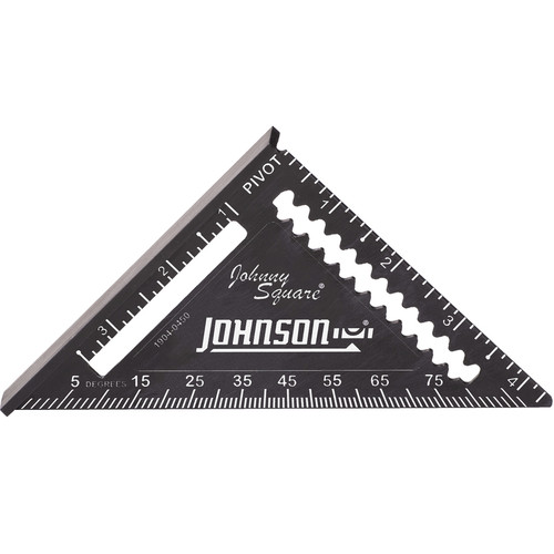 Johnson - 1904-0450 - Johnny Square 4-1/2 in. L Aluminum Professional Easy-Read Finish Square