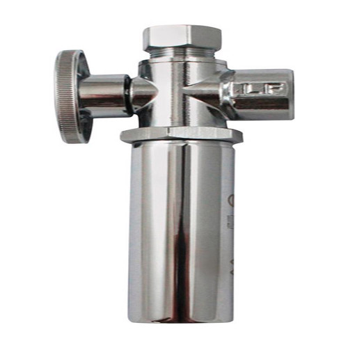 Keeney - K2048WHALF - 1/2 in. FIP x 3/8 in. Compression Brass Quarter Turn Shut-Off Valve