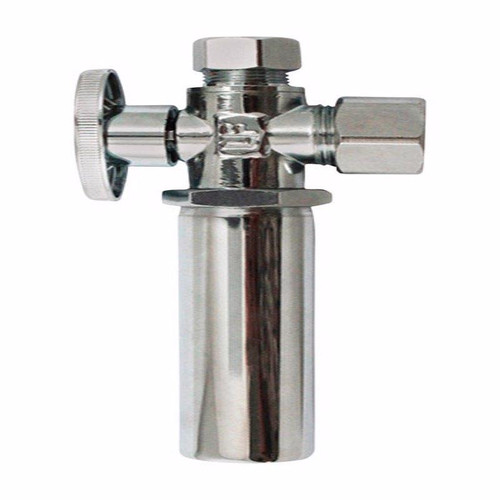 Keeney - K2622WHALF - 5/8 in. CTS x 3/8 in. Compression Brass Shut-Off Valve with Water Hammer