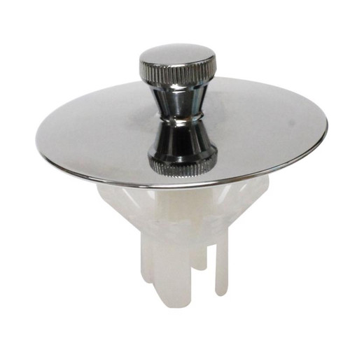 Keeney - K826-37 - Quick-N-Easy 2 in. Dia. Polished Chrome Brass Tub Stopper