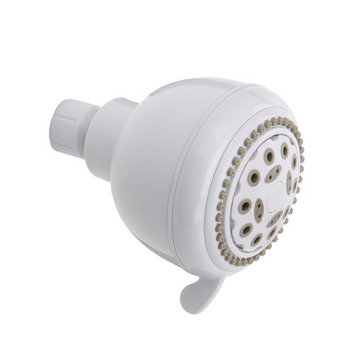 Keeney - K701WH - Stylewise White Plastic 5 settings Showerhead 1.8 gpm