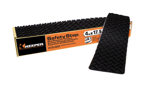 Keeper - 05679-10 - 4 in. W x 17 in. L Rubber Safety Step Thread Strip