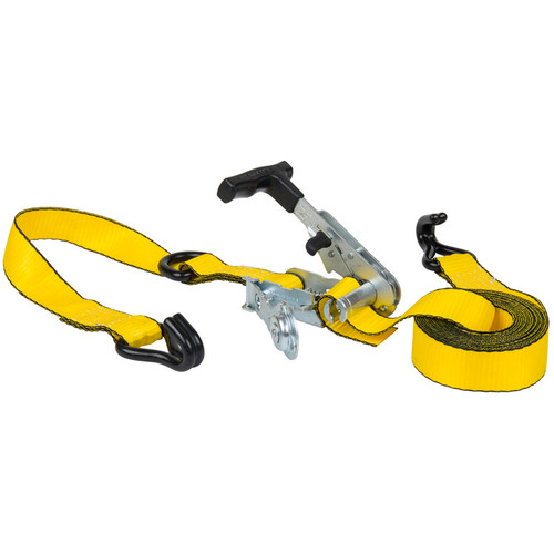 Keeper - 47220 - Ratchet Armour Series 1-1/4 in. W x 14 ft. L Yellow Tie Down w/Ratchet 1000 lb. - 1/Pack