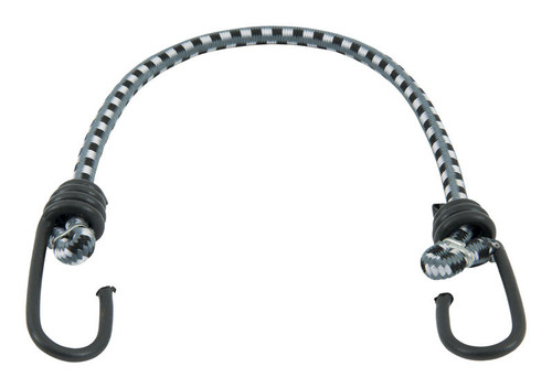 Keeper - 06019Z - Black/White Bungee Cord 18 in. L x 0.315 in. - 1/Pack