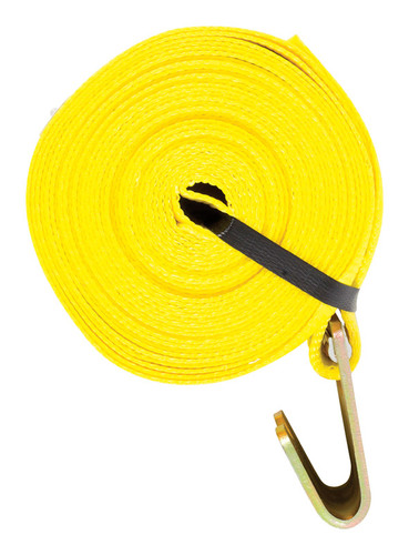 Keeper - 4926 - 4 in. W x 30 ft. L Yellow Winch Strap 5000 lb. - 1/Pack