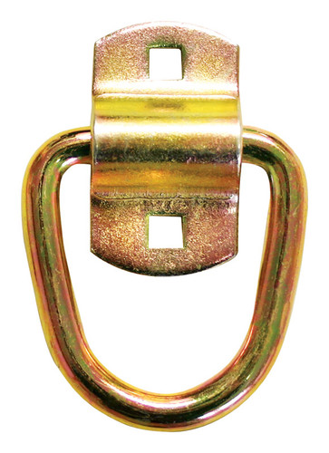 Keeper - 89527 - 3-3/8 in. W x 3-3/8 in. L Gold Anchor D-Ring 4000 lb. - 1/Pack