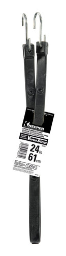 Keeper - 06261-10 - Black Tarp Strap 24 in. L x 0.315 in. - 1/Pack
