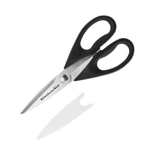 KitchenAid - KE351OHOBA - 4.5 in. L Plastic/Stainless Steel Kitchen Shears 1/pc.