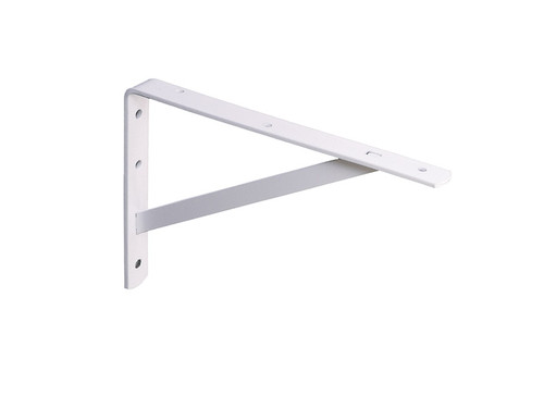 Knape & Vogt - 208WH300 - White Steel Bracket 12 in. L 600 lb.