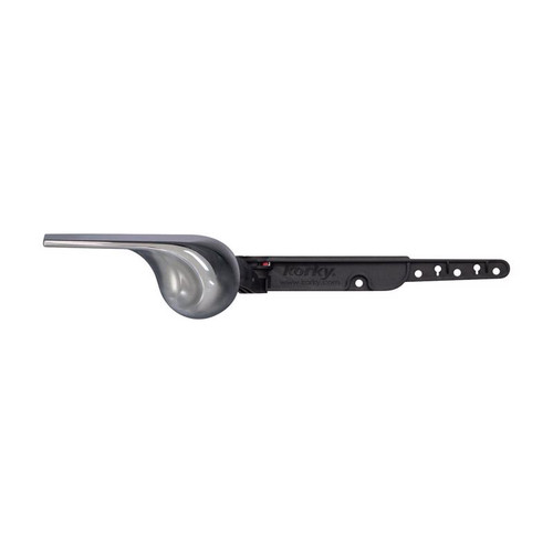 Korky - 6052BP - Strong Arm Tank Lever Black Chrome For Universal