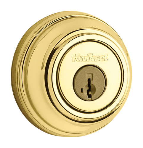 Kwikset - 99800-120 - SmartKey Polished Brass Metal Deadbolt