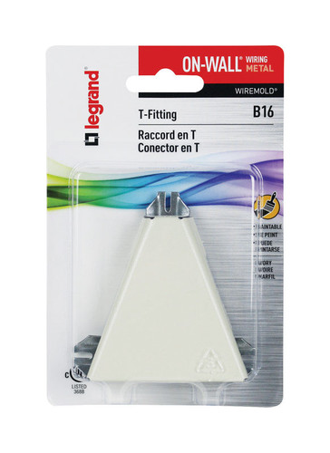 Legrand - B-16 - Wiremold On-Wall T-Fitting - 1/Pack