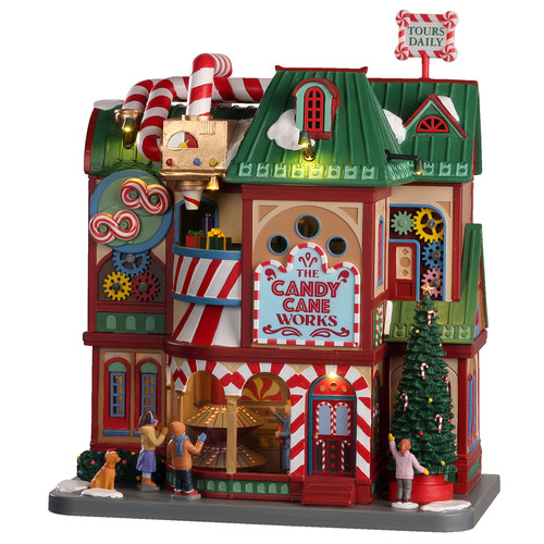 Lemax - 5681 - Multicolored The Candy Cane Works Christmas Village