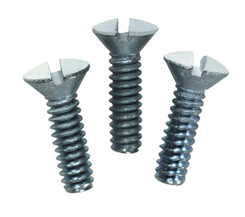 Leviton - 88000-PRT - White Metal Wall Plate Screws - 20/Pack