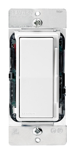 Leviton - 001-DS710-10Z - Decora White 1200 watt Full Range Dimmer Switch - 1/Pack