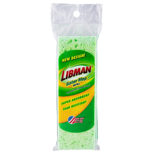 Libman - 3021 - Gator 4.3 in. W x 9 in. L Wet Cellulose Mop Refill - 1/Pack