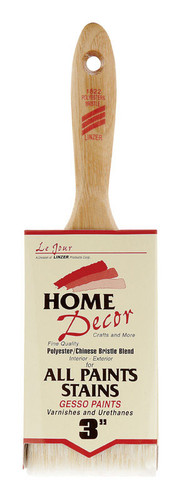 Linzer - 1822-3 - Home Decor 3 in. W Flat Paint Brush