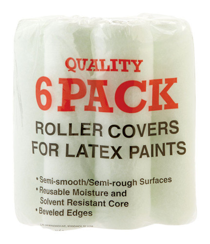 Linzer - RC139-9 - Quality Synthetic Blend 9 in. W x 3/8 in. Regular Paint Roller Cover - 6/Pack