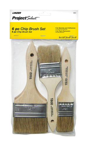Linzer - A1506 - Project Select 1-1/2, 2, and 3 in. W Flat Chip Brush