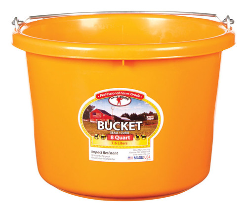 Little Giant - P8ORANGE6 - 8 qt. Bucket Prange