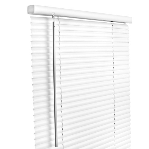 Living Accents - MAX3464AL - Vinyl 1 in. Blinds 34 in. W x 64 in. H Alabaster Cordless