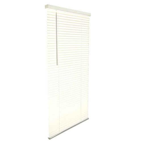 Living Accents - MAX3164AL - Vinyl 1 in. Blinds 31 in. W x 64 in. H Alabaster Cordless