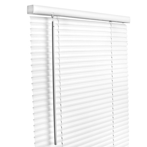Living Accents - MAX2364WH - Vinyl 1 in. Blinds 23 in. W x 64 in. H White Cordless