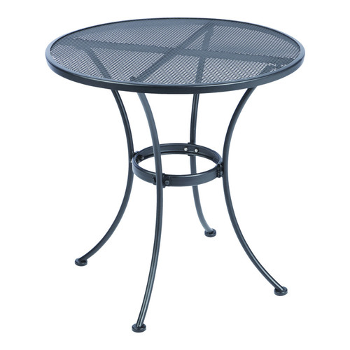 Living Accents - WDAC-16BST - Winston Round Black Steel Bistro Table
